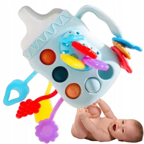 GRYZAK ZABAWKA SENSORYCZNA MONTESSORI DLA NIEMOWLĄT DZIECI ANTYSTRESOWA