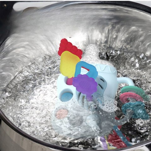 GRYZAK ZABAWKA SENSORYCZNA MONTESSORI DLA NIEMOWLĄT DZIECI ANTYSTRESOWA