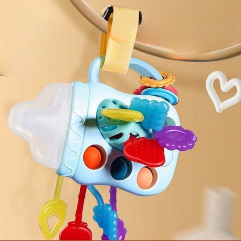 GRYZAK ZABAWKA SENSORYCZNA MONTESSORI DLA NIEMOWLĄT DZIECI ANTYSTRESOWA