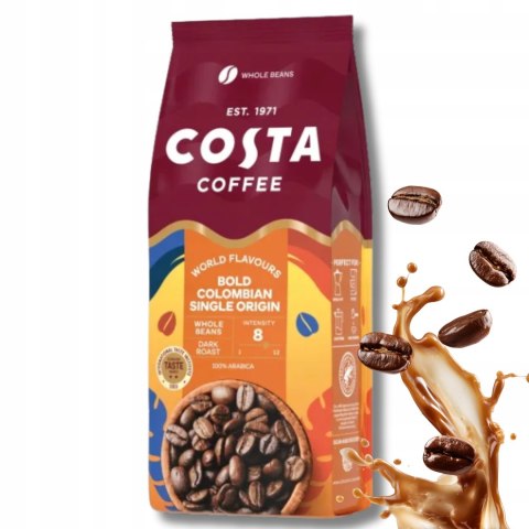 Kawa COSTA COFFEE ziarnista Colombian Roast Dark Arabica 500g
