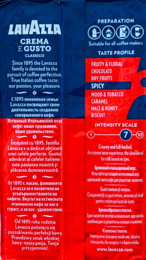 Kawa mielona Lavazza Crema e Gusto Classico 250g