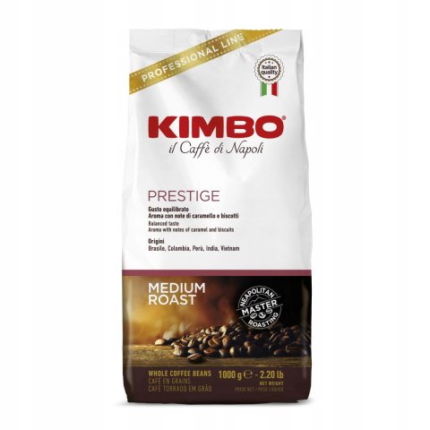 Kawa ziarnista 1kg mieszana Kimbo Espresso Bar Prestige 1000 g