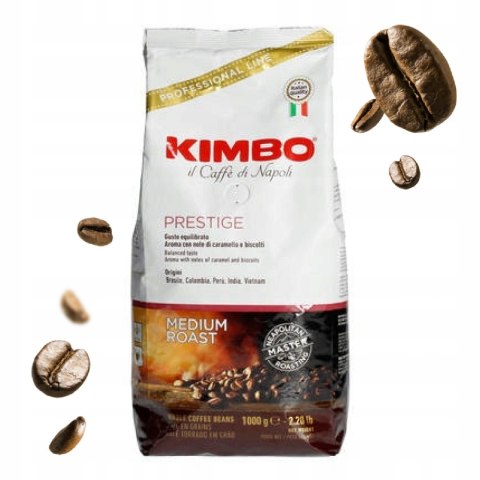 Kawa ziarnista 1kg mieszana Kimbo Espresso Bar Prestige 1000 g