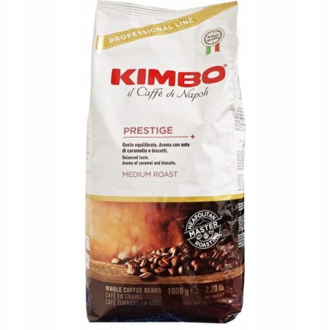 Kawa ziarnista 1kg mieszana Kimbo Espresso Bar Prestige 1000 g