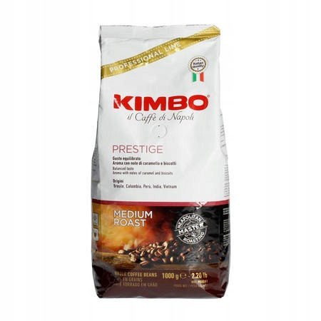 Kawa ziarnista 1kg mieszana Kimbo Espresso Bar Prestige 1000 g