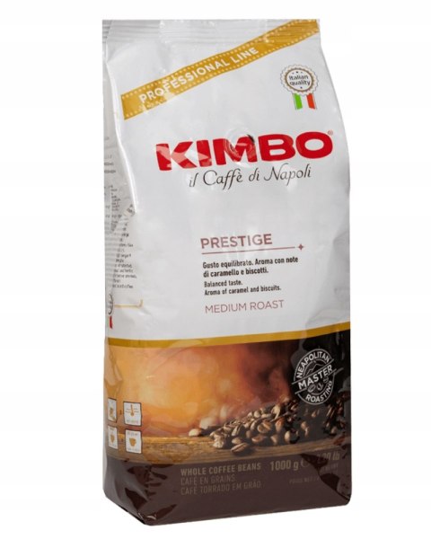 Kawa ziarnista 1kg mieszana Kimbo Espresso Bar Prestige 1000 g