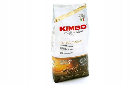 Kawa ziarnista mieszana Kimbo Espresso Bar Extra Cream 1000 g 1KG