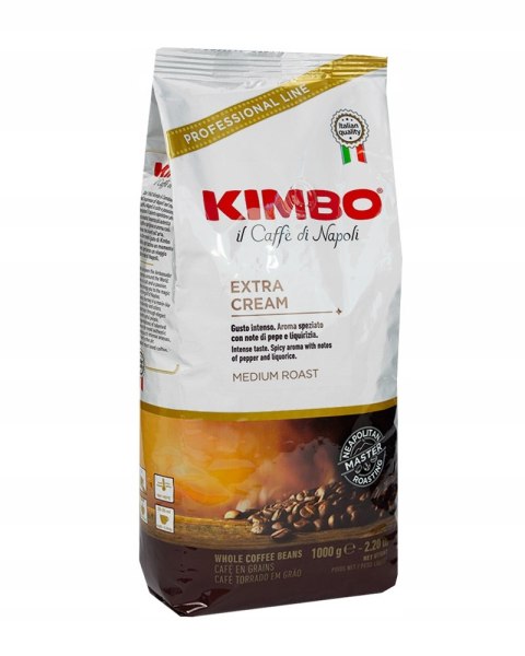 Kawa ziarnista mieszana Kimbo Espresso Bar Extra Cream 1000 g