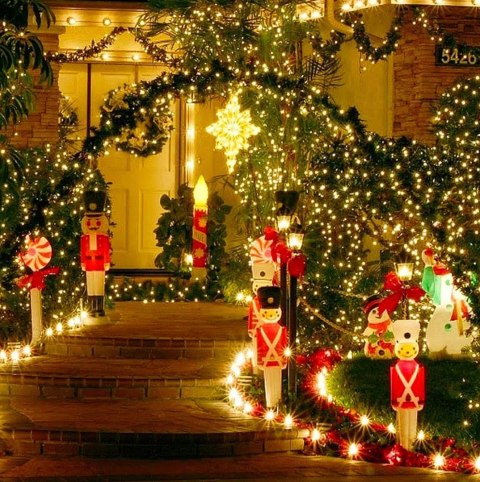 LAMPKI ŚWIĄTECZNE CHOINKOWE NA CHOINKĘ Zewnętrzne Wewnętrzne 200 LED CIEPŁE