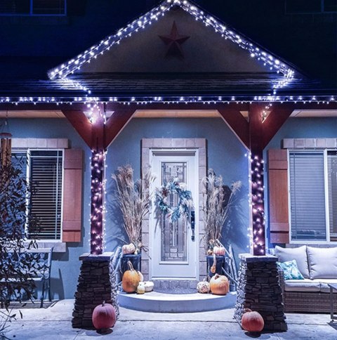 LAMPKI ŚWIĄTECZNE CHOINKOWE NA CHOINKĘ Zewnętrzne Wewnętrzne 200 LED ZIMNE