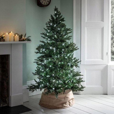 LAMPKI ŚWIĄTECZNE CHOINKOWE NA CHOINKĘ Zewnętrzne Wewnętrzne 200 LED ZIMNE