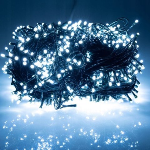 LAMPKI ŚWIĄTECZNE CHOINKOWE NA CHOINKĘ Zewnętrzne Wewnętrzne 200 LED ZIMNE