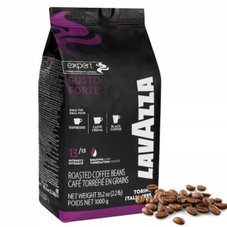 Lavazza Expert Gusto Forte kawa ziarnista 100% Robusta ziarno ekspres 1 kg