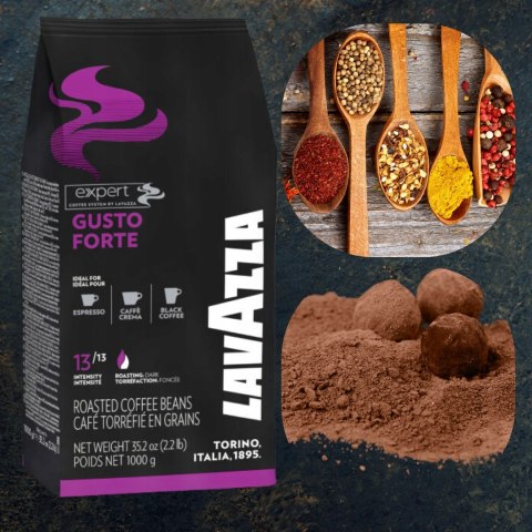 Lavazza Expert Gusto Forte kawa ziarnista 100% Robusta ziarno ekspres 1 kg