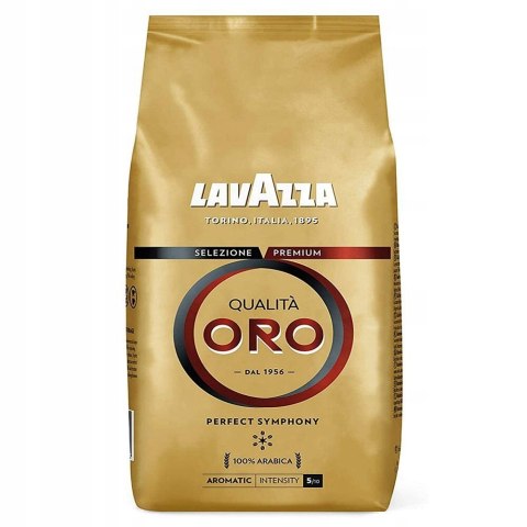 Lavazza Qualita Oro złota Kawa ziarnista czarna Arabica 1000 g