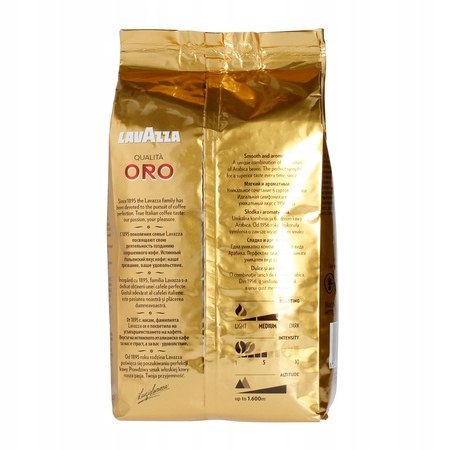 Lavazza Qualita Oro złota Kawa ziarnista czarna Arabica 1000 g