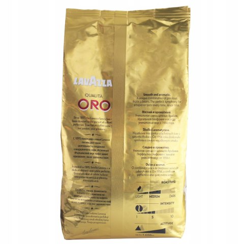 Lavazza Qualita Oro złota Kawa ziarnista czarna Arabica 1000 g