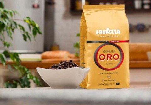 Lavazza Qualita Oro złota Kawa ziarnista czarna Arabica 1000 g