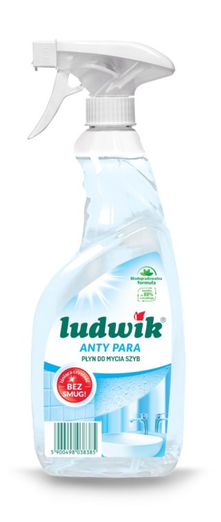 Ludwik Płyn do mycia szyb i glazury antypara 600 ml