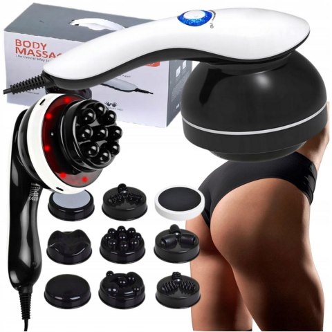MASAŻER WYSZCZUPLAJĄCY DO CIAŁA 9w1 PISTOLET DO MASAŻU antycellulitowy BODY