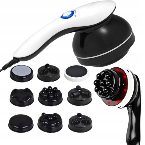 MASAŻER WYSZCZUPLAJĄCY DO CIAŁA 9w1 PISTOLET DO MASAŻU antycellulitowy BODY