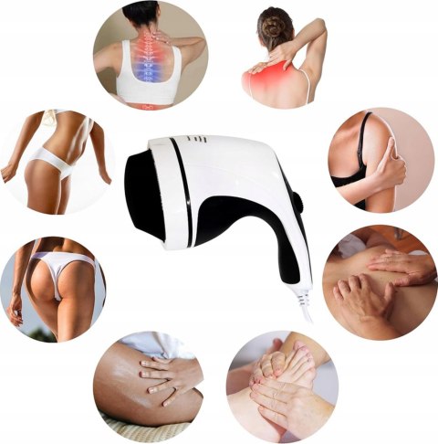 MASAŻER WYSZCZUPLAJĄCY DO CIAŁA 9w1 PISTOLET DO MASAŻU antycellulitowy BODY