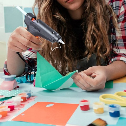 PISTOLET DO KLEJU NA GORĄCO DO KLEJENIA 100W MOCNA DUŻA KLEJARKA 11mm