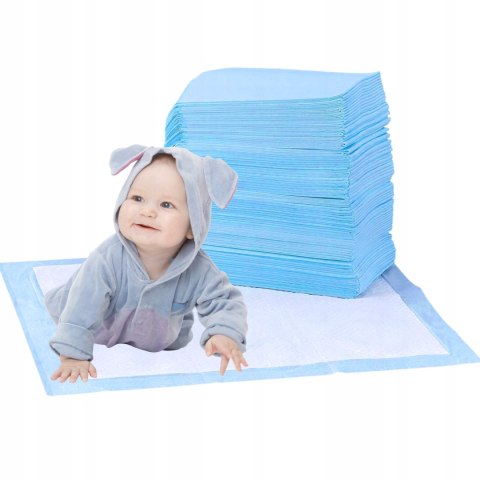 PODKŁADY JEDNORAZOWE HIGIENICZNE 40x60 CHŁONNE DO PRZEWIJANIA PRZEWIJAK 50x