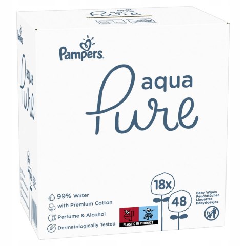 Pampers Chusteczki Nawilżane Aqua Harmonie 9x48