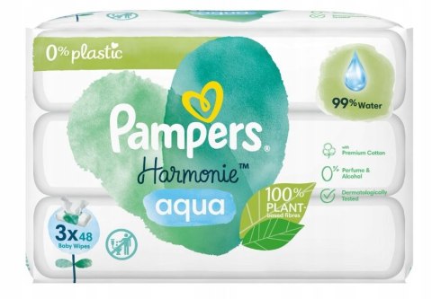 Pampers Chusteczki Nawilżane Aqua Harmonie 9 opakowań 48 szt