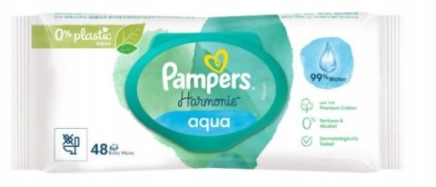 Pampers Chusteczki Nawilżane Aqua Harmonie 9 opakowań 48 szt