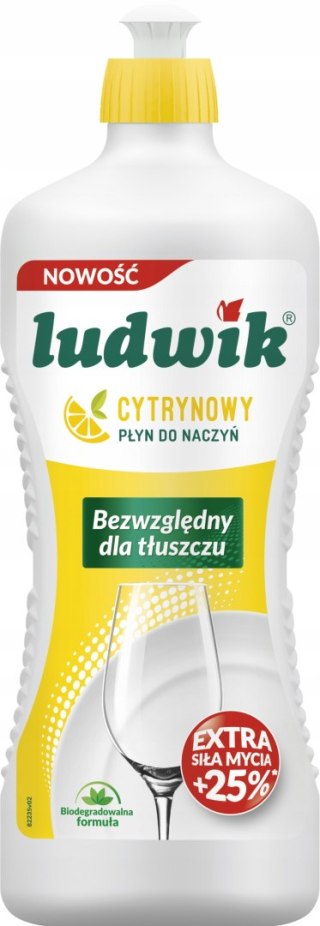 Płyn do mycia naczyń Ludwik cytrynowy 0,9 l