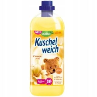 Płyn do płukania koncentrat Kuschelweich żółty Wanilia kwiaty 1L
