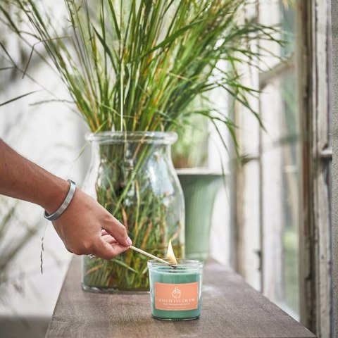 ŚWIECA SZKLANA SOJOWA ŚWIECZKA ZAPACHOWA etykieta MAM TO W D*PIE PREZENT