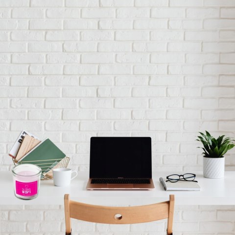 ŚWIECA SZKLANA SOJOWA ŚWIECZKA ZAPACHOWA etykieta SŁODKA W CH*J PREZENT