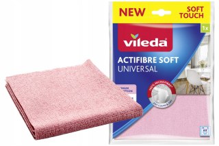 Ścierka Vileda Actifibre Uniwersalna ściereczka do Okien Luster Róż 1 szt.