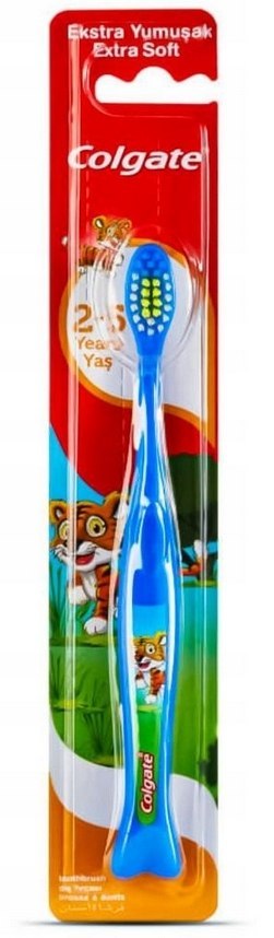 Szczoteczka do zębów dla dzieci miękka Colgate Extra Soft Kids 2+