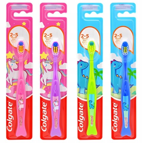 Szczoteczka do zębów dla dzieci miękka Colgate Extra Soft Kids 2+