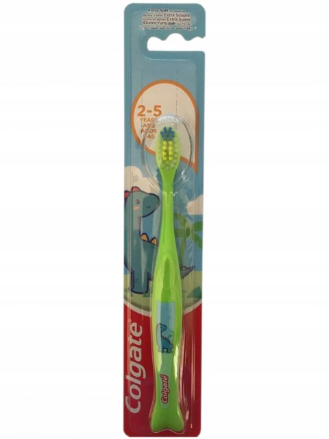 Szczoteczka do zębów dla dzieci miękka Colgate Extra Soft Kids 2+