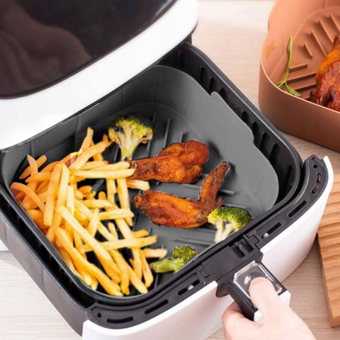 WKŁAD SILIKONOWY DO FRYTKOWNICY AIR FRYER FORMA WIELORAZOWA DO PIECZENIA xl