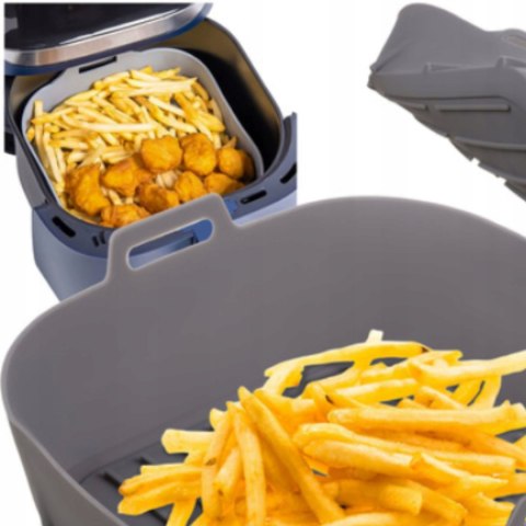 WKŁAD SILIKONOWY DO FRYTKOWNICY AIR FRYER FORMA WIELORAZOWA DO PIECZENIA xl
