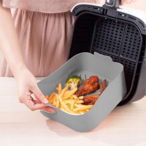 WKŁAD SILIKONOWY DO FRYTKOWNICY AIR FRYER FORMA WIELORAZOWA DO PIECZENIA xl
