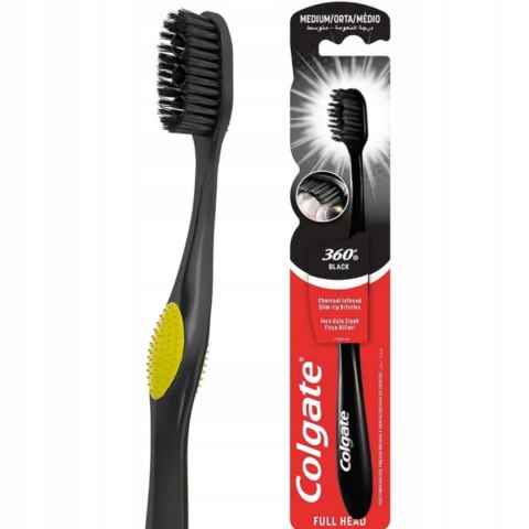 Z NIEMIEC Colgate Black 360° Medium Szczoteczka do