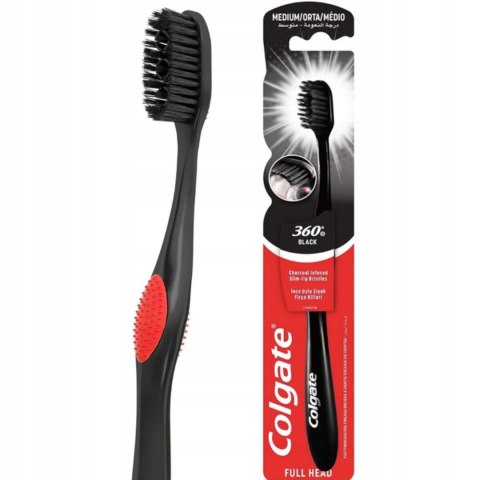 Z NIEMIEC Colgate Black 360° Medium Szczoteczka do