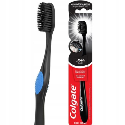Z NIEMIEC Colgate Black 360° Medium Szczoteczka do