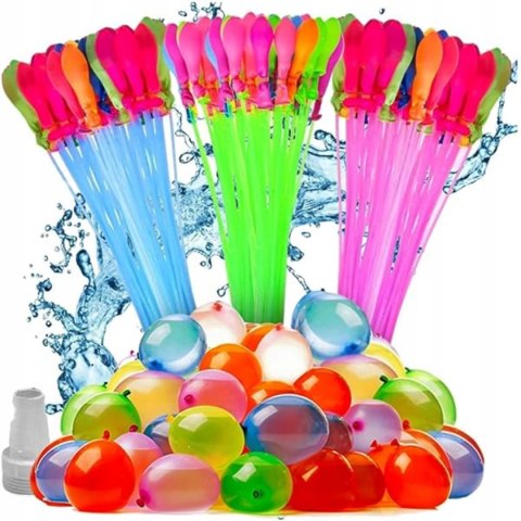 BALONY NA WODĘ AUTOMATYCZNE BOMBY WODNE SAMOZAMYKAJĄCE GWINT ZESTAW 111 szt