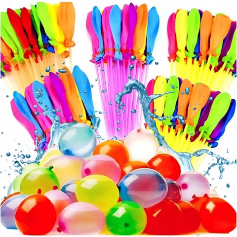 BALONY NA WODĘ AUTOMATYCZNE BOMBY WODNE SAMOZAMYKAJĄCE GWINT ZESTAW 111 szt