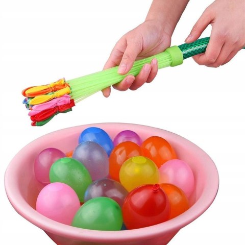 BALONY NA WODĘ AUTOMATYCZNE BOMBY WODNE SAMOZAMYKAJĄCE GWINT ZESTAW 111 szt