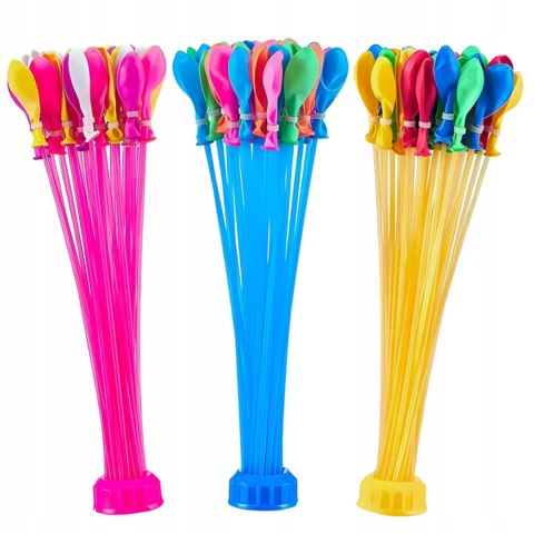 BALONY NA WODĘ AUTOMATYCZNE BOMBY WODNE SAMOZAMYKAJĄCE GWINT ZESTAW 111 szt