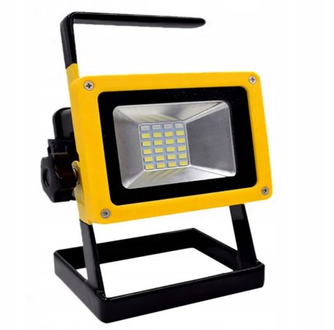 HALOGEN PRZENOŚNY LAMPA LED AKUMULATOR MOCNY NAŚWIETLACZ SMD 100W BUDOWLANY